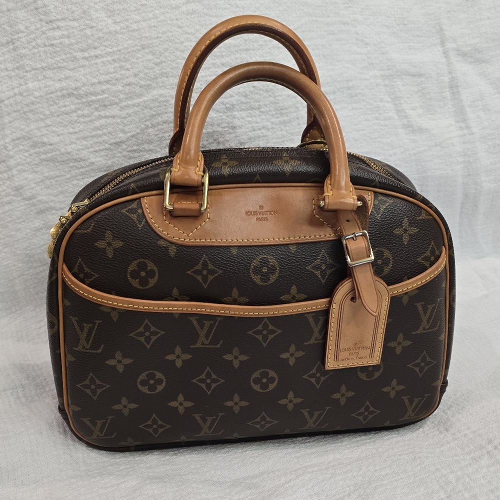 Louis Vuitton Trouville Monogram Canvas Leather Bag Speedy Alma Classic Travel